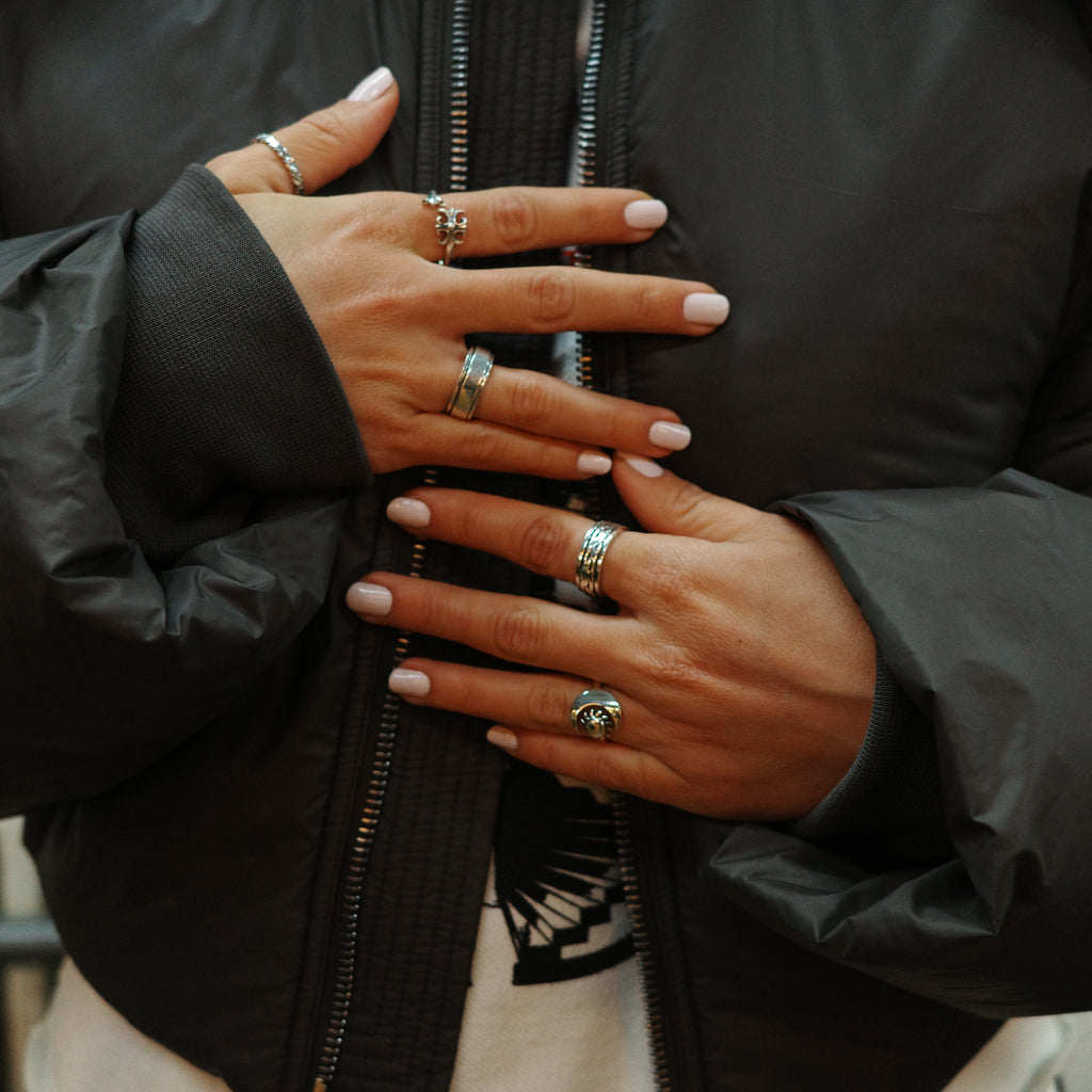 Chrome rose Ring